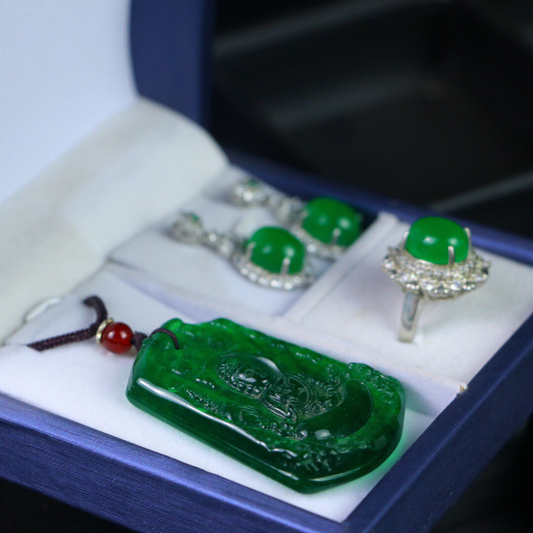 Chinese Antique High Ice [Three Piece Set]