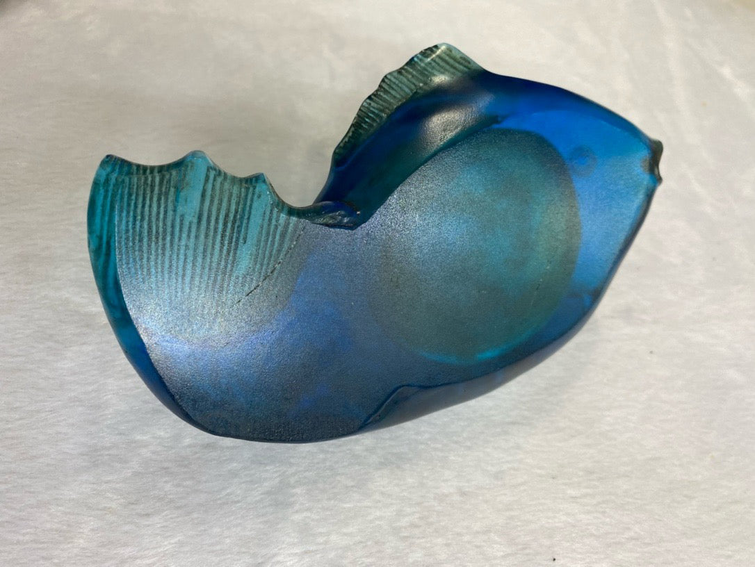 Chinese antique glass fish shaped pen wash