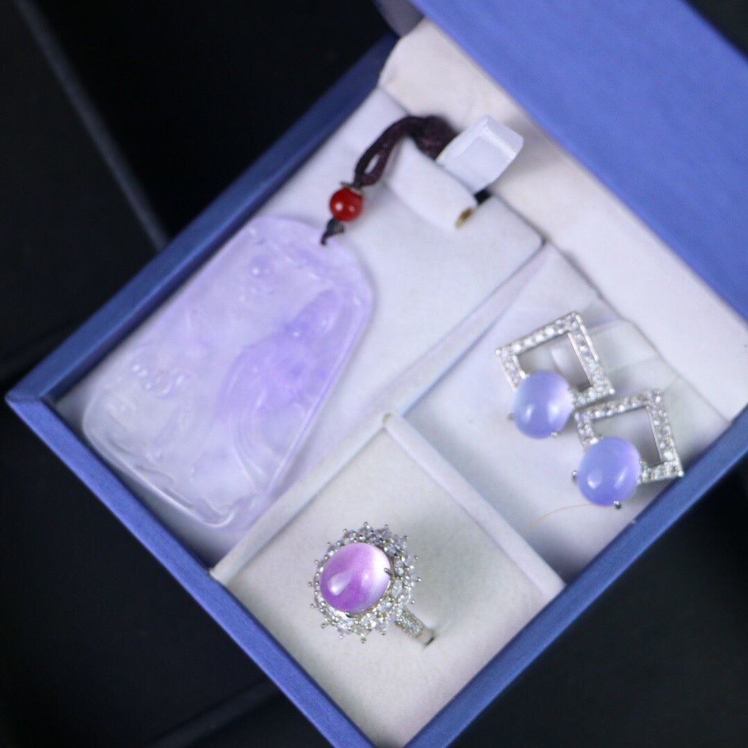 Chinese Antique High Ice [Three Piece Set]