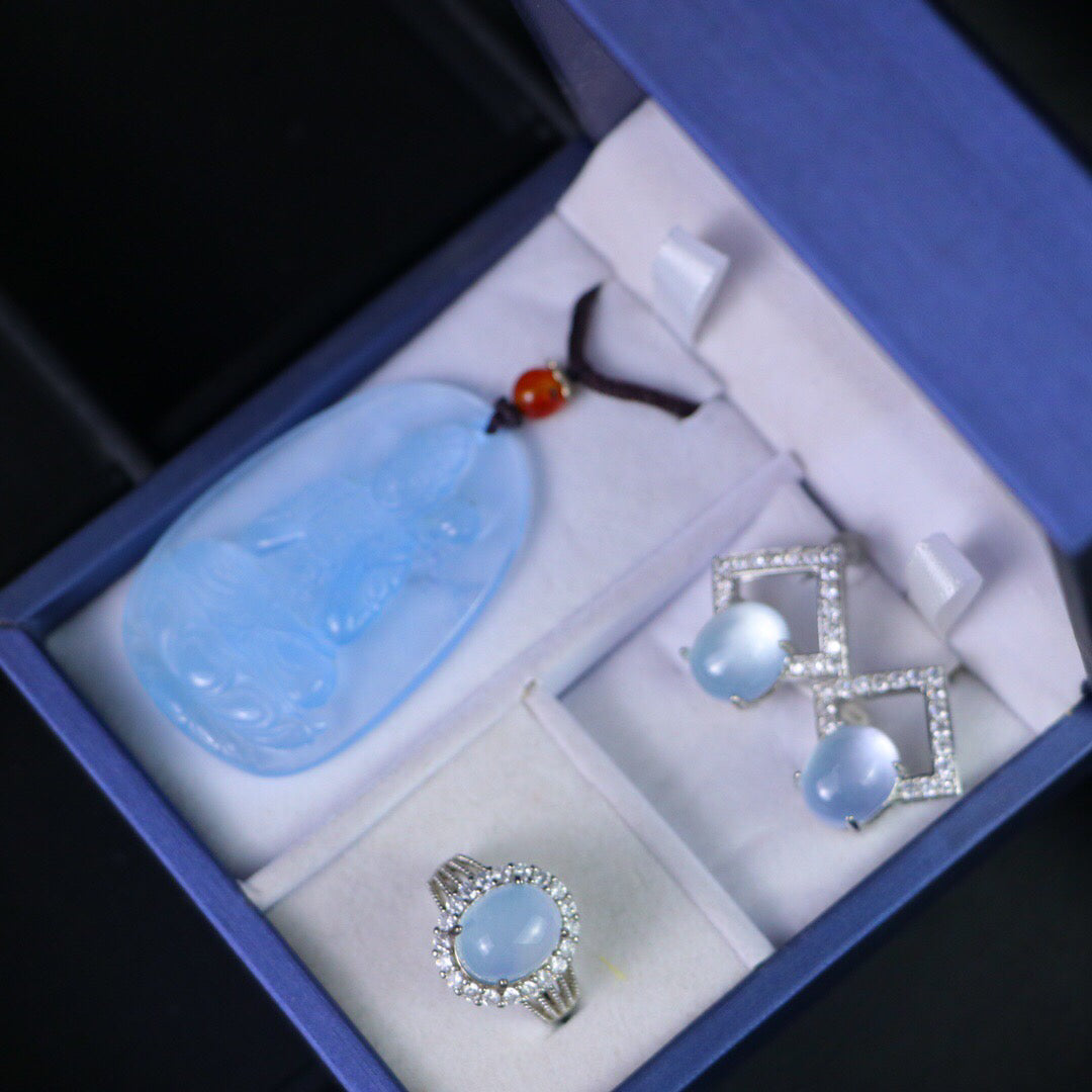 Chinese Antique High Ice [Three Piece Set]