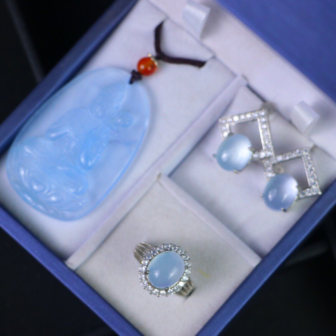 Chinese Antique High Ice [Three Piece Set]