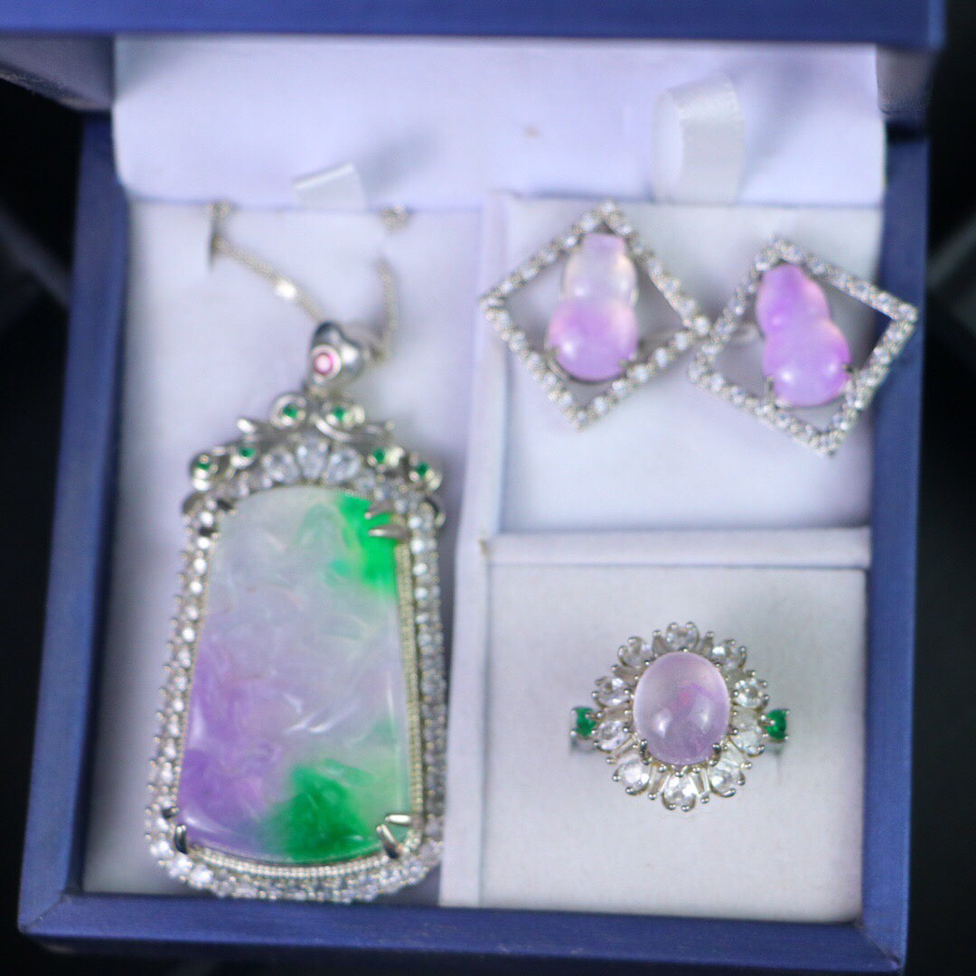 Chinese Antique High Ice [Three Piece Set]