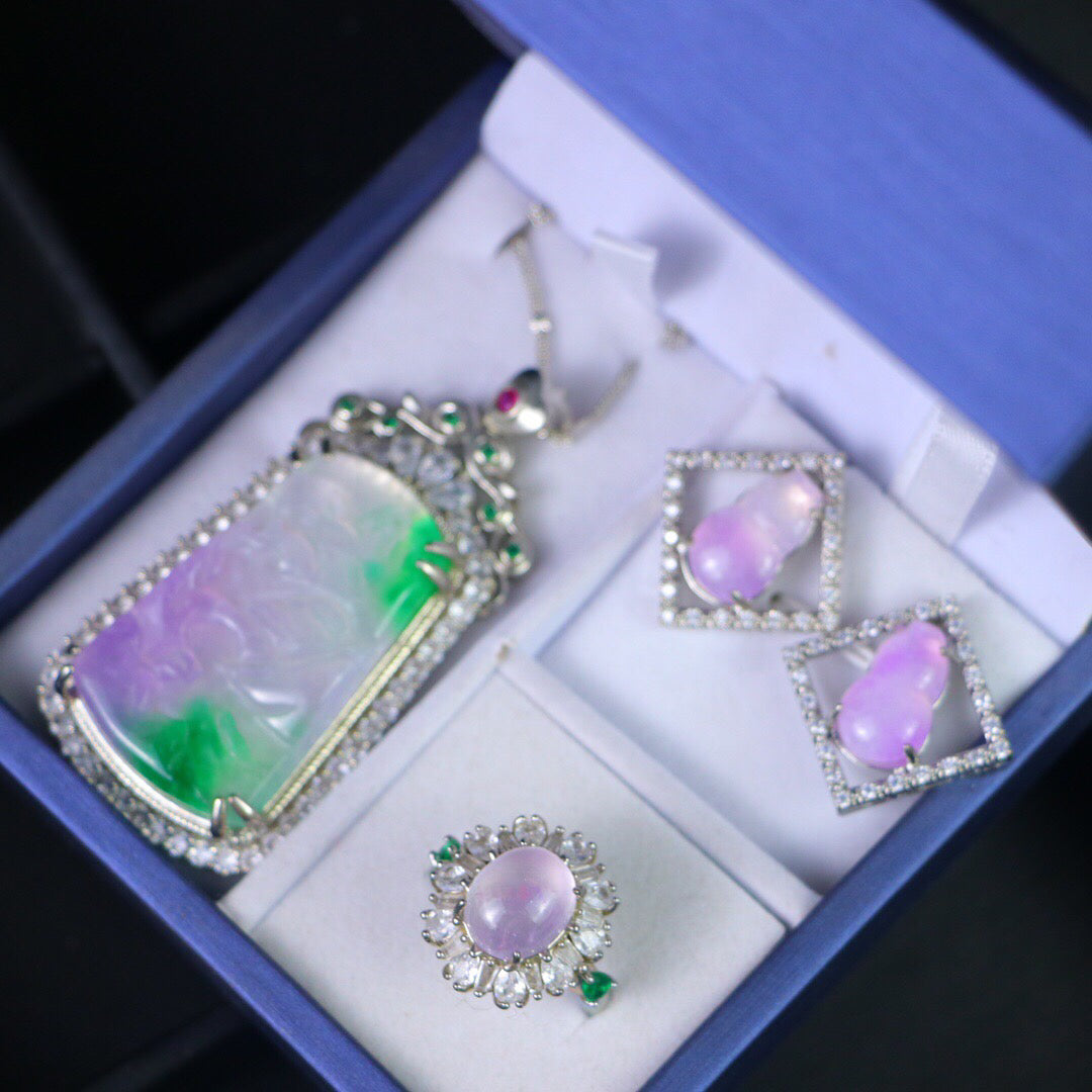 Chinese Antique High Ice [Three Piece Set]