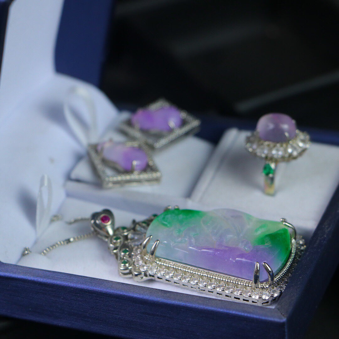 Chinese Antique High Ice [Three Piece Set]