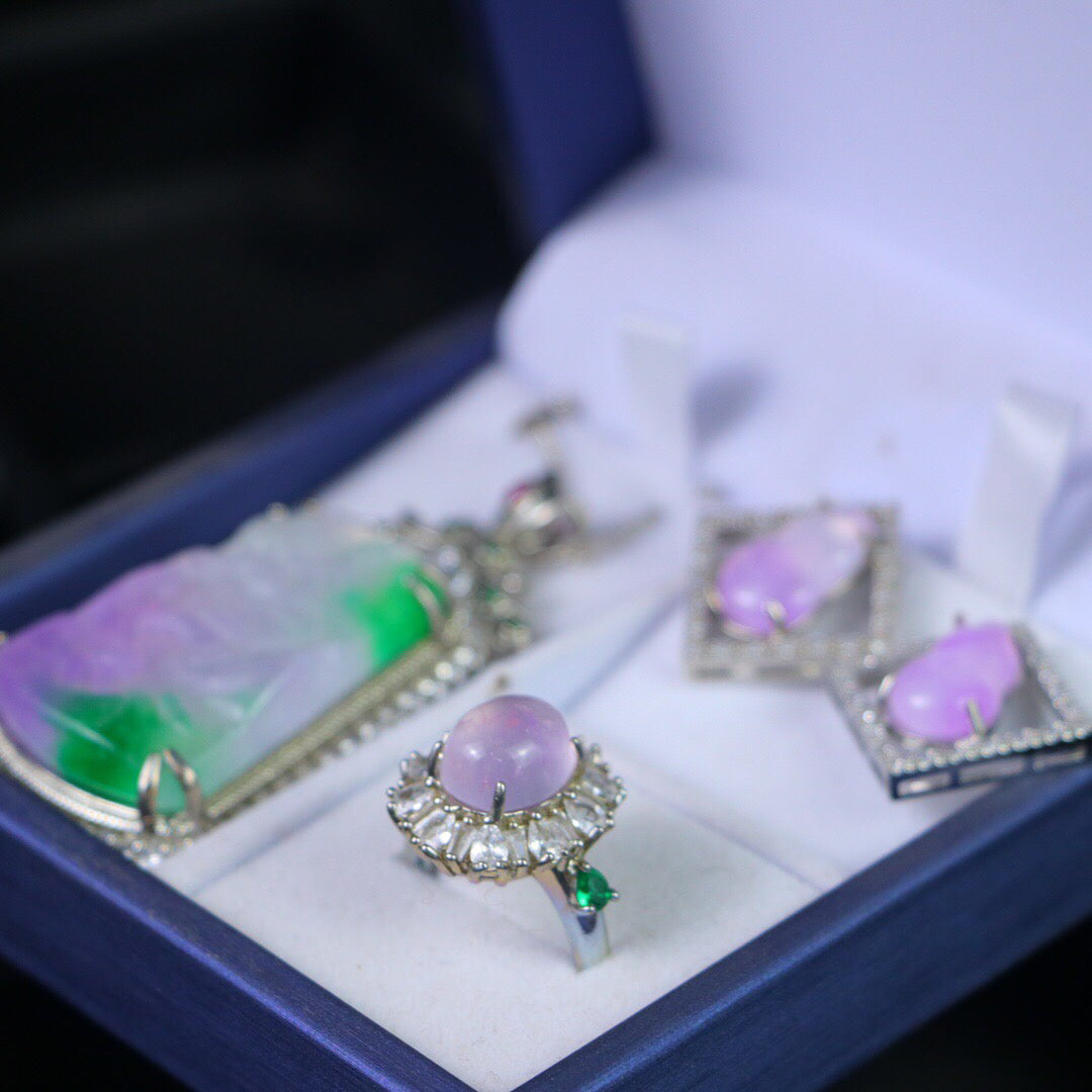 Chinese Antique High Ice [Three Piece Set]