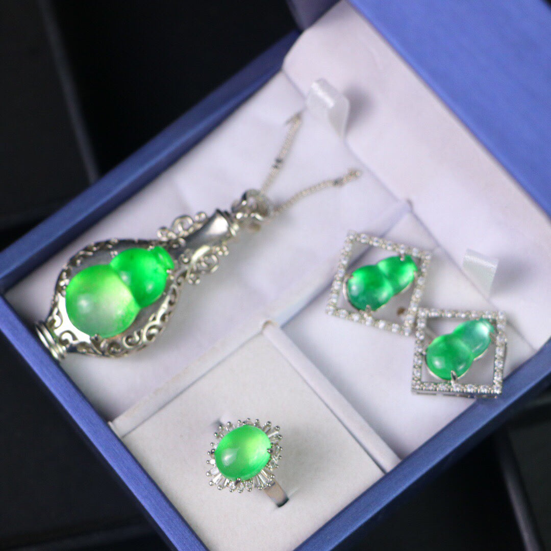 Chinese Antique High Ice [Three Piece Set]