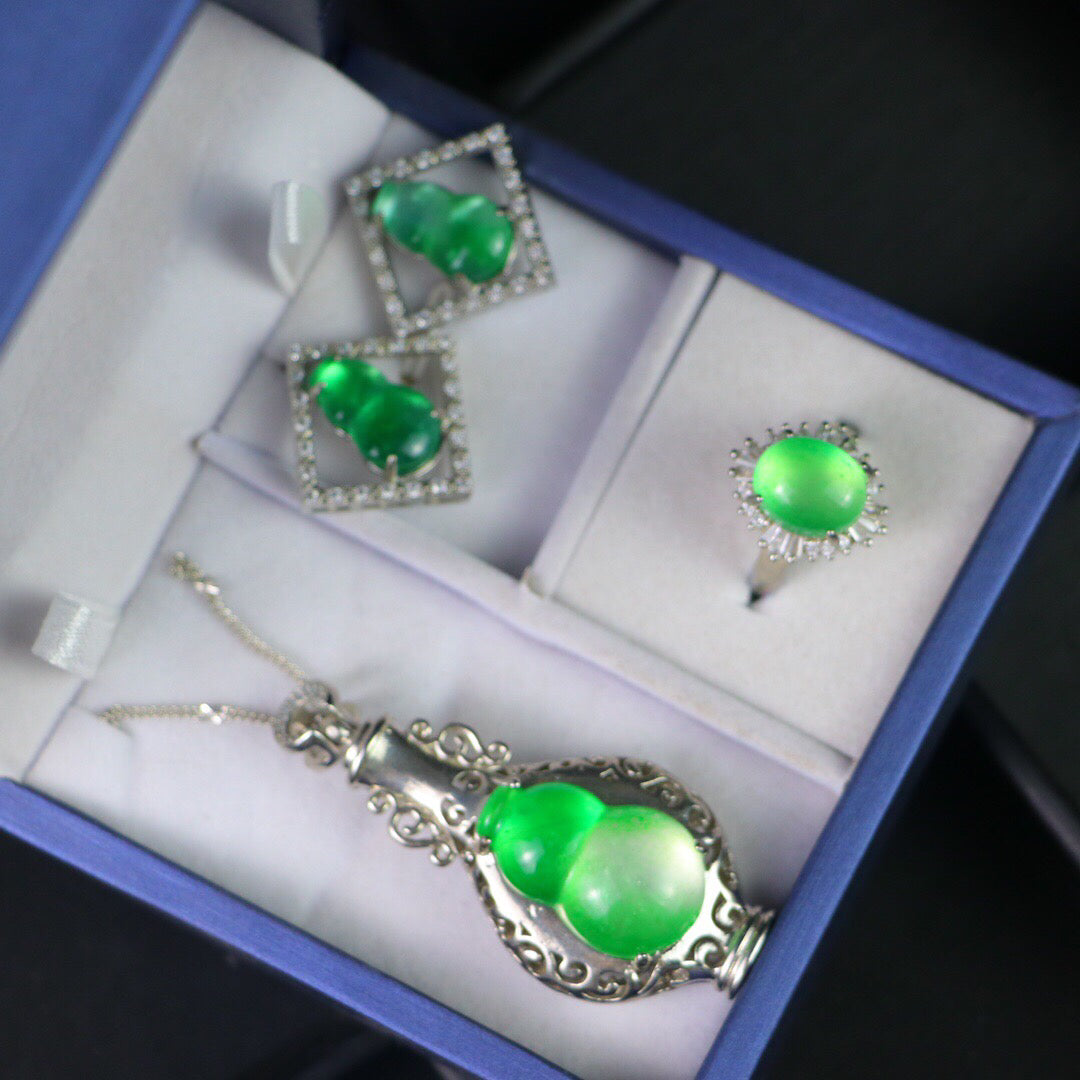 Chinese Antique High Ice [Three Piece Set]