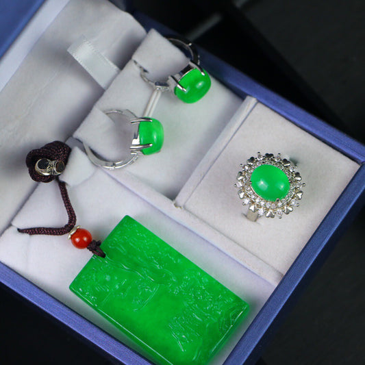 Chinese Antique High Ice [Three Piece Set]