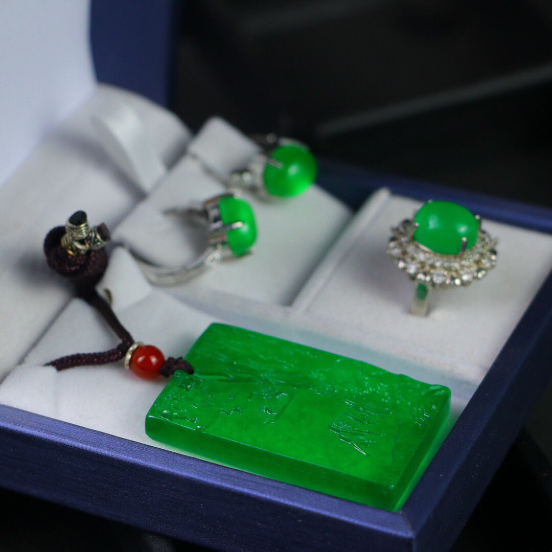 Chinese Antique High Ice [Three Piece Set]