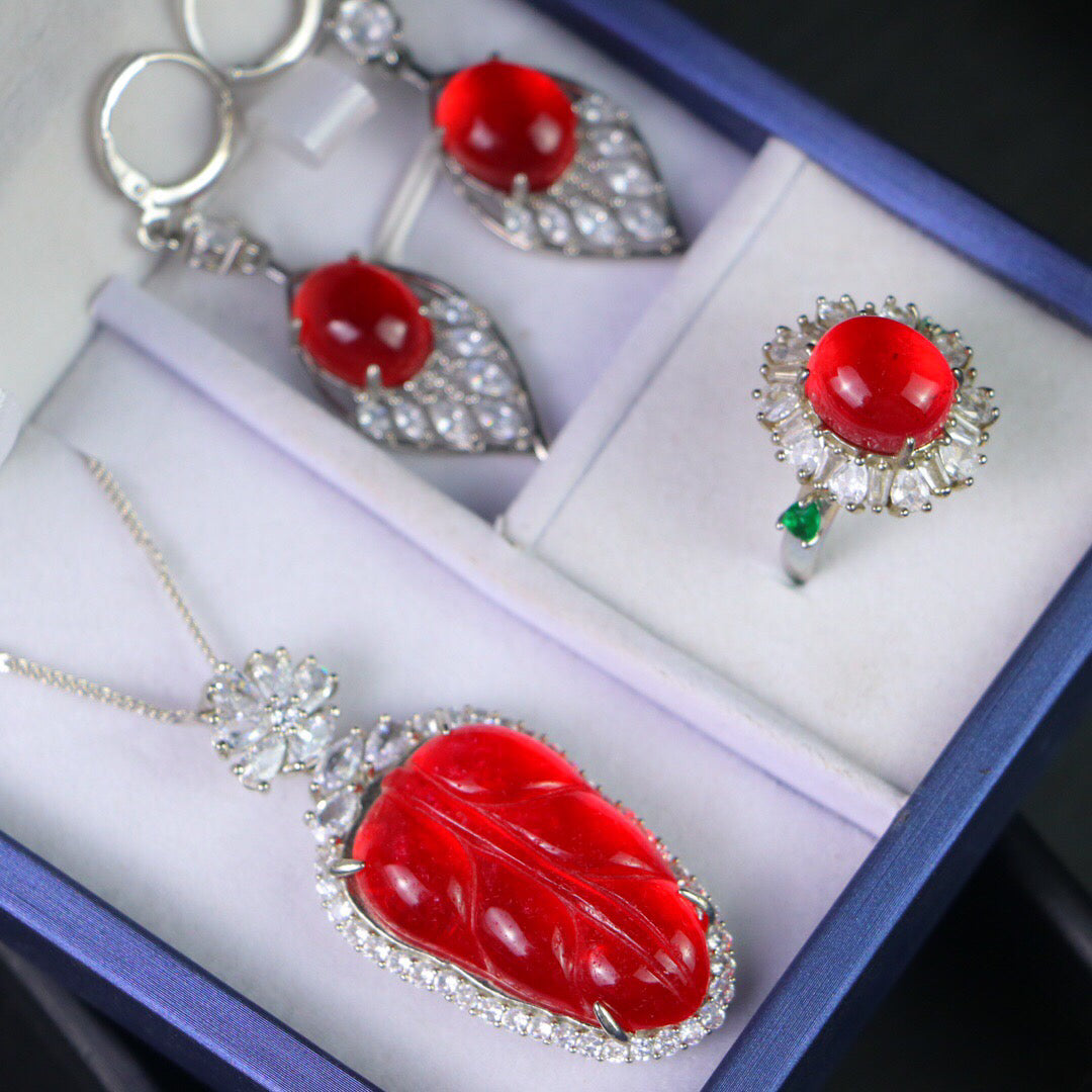 Chinese Antique High Ice [Three Piece Set]