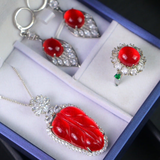 Chinese Antique High Ice [Three Piece Set]