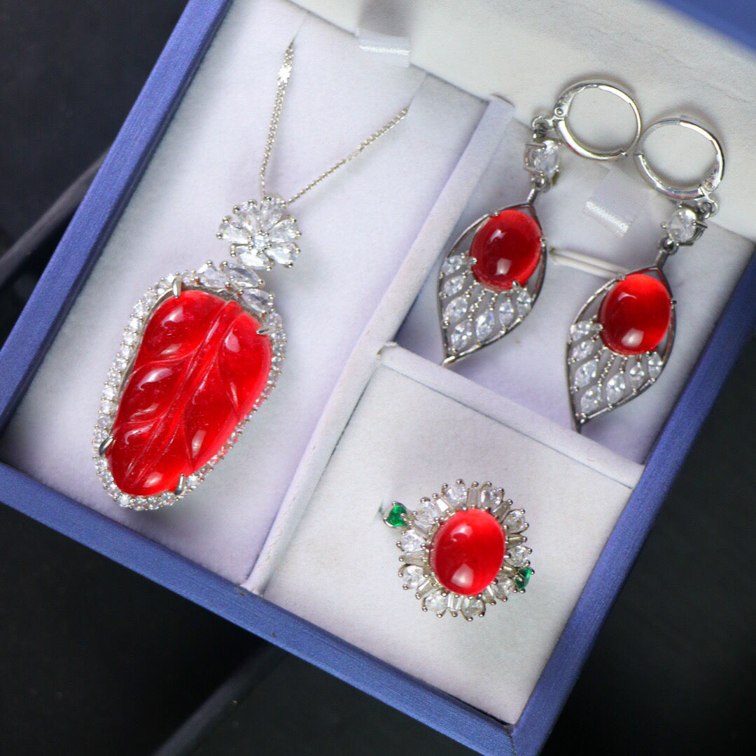 Chinese Antique High Ice [Three Piece Set]