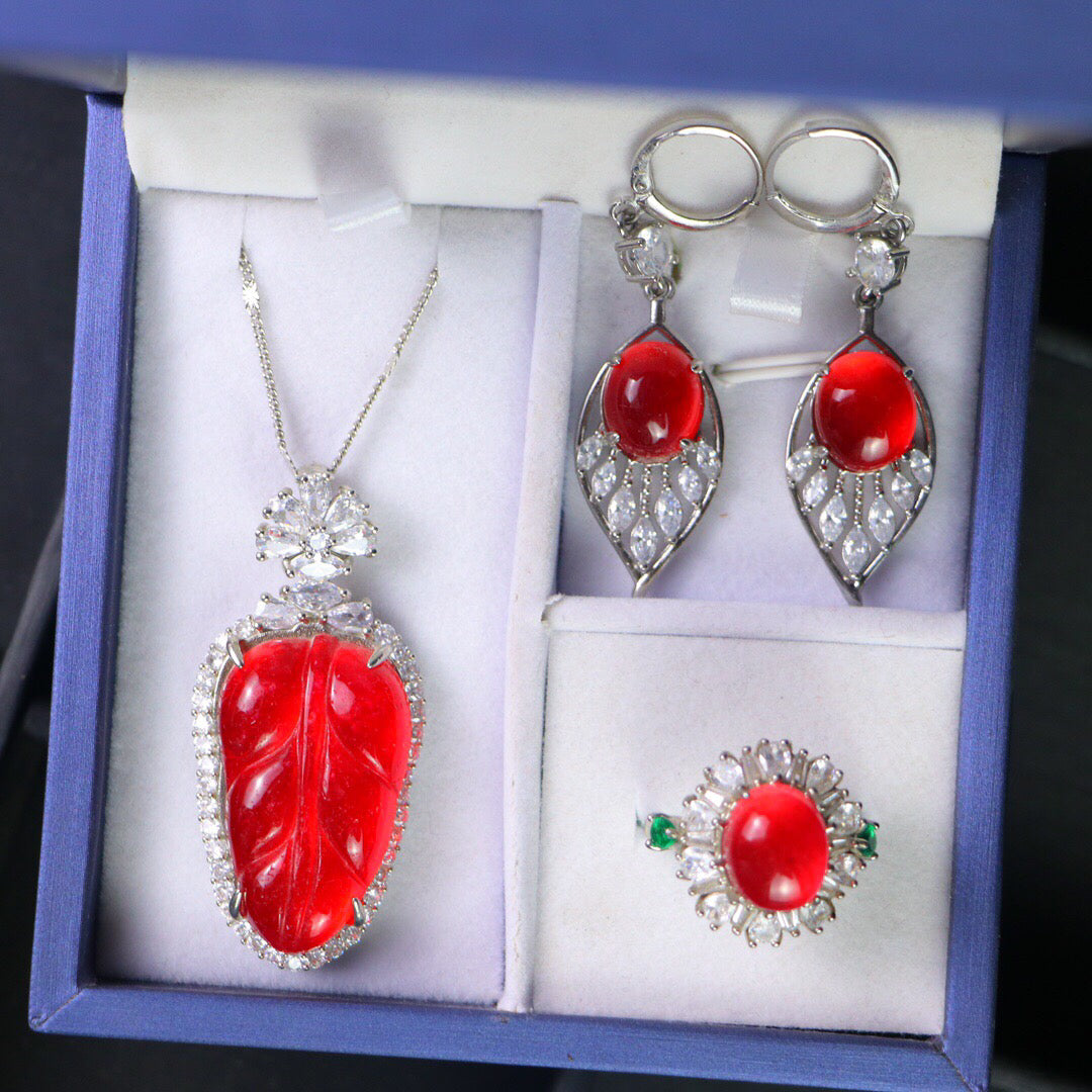 Chinese Antique High Ice [Three Piece Set]