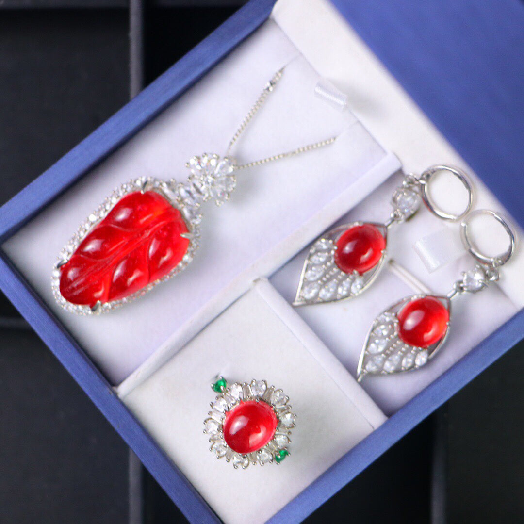 Chinese Antique High Ice [Three Piece Set]