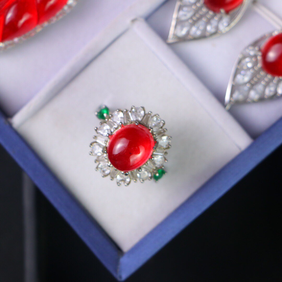 Chinese Antique High Ice [Three Piece Set]