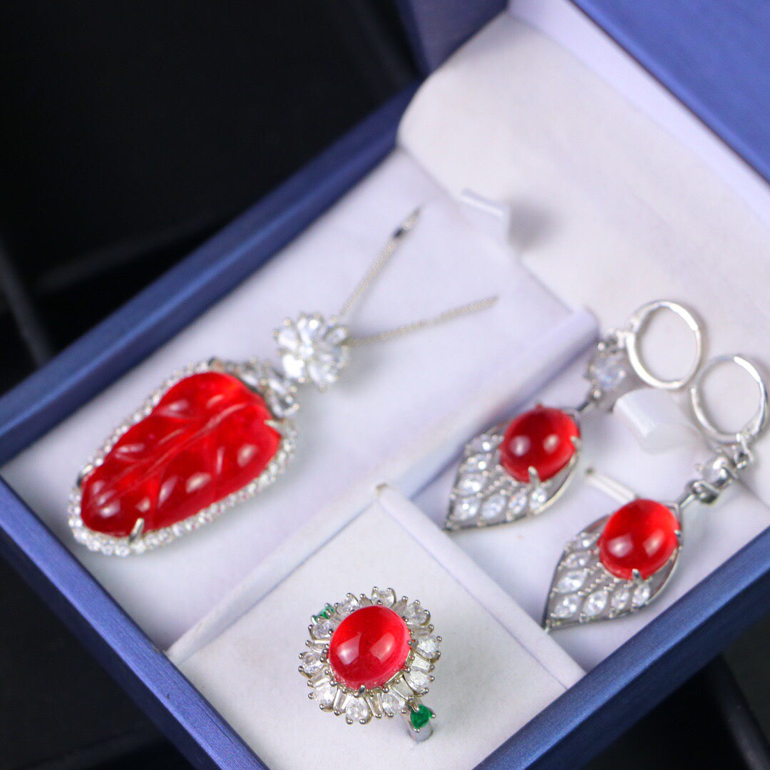 Chinese Antique High Ice [Three Piece Set]