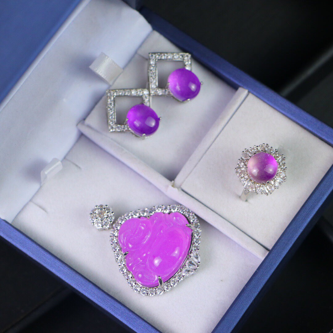Chinese Antique High Ice [Three Piece Set]