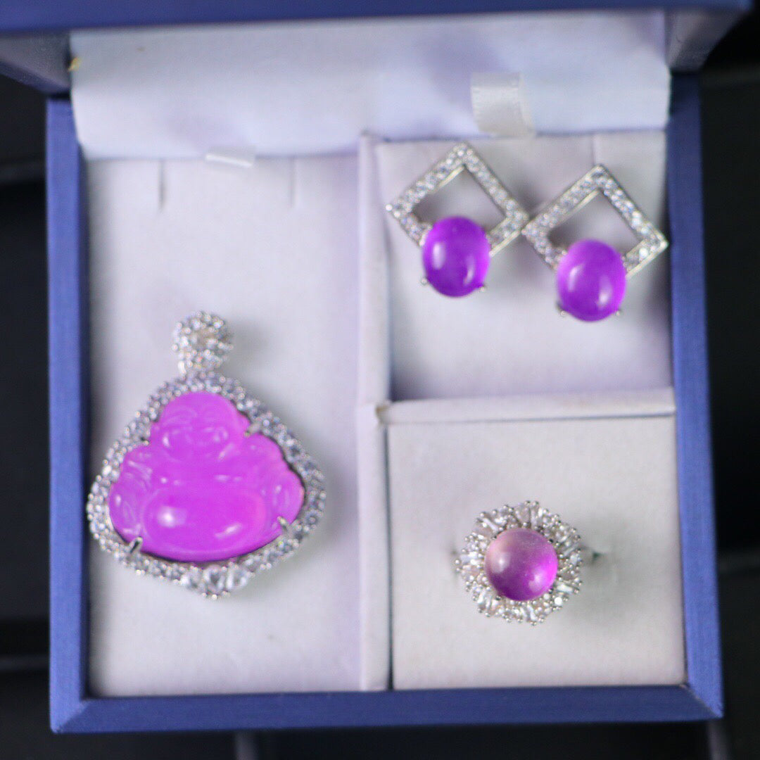 Chinese Antique High Ice [Three Piece Set]