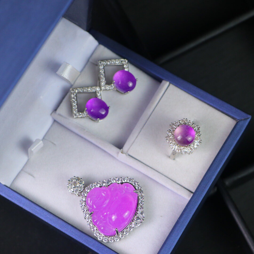 Chinese Antique High Ice [Three Piece Set]