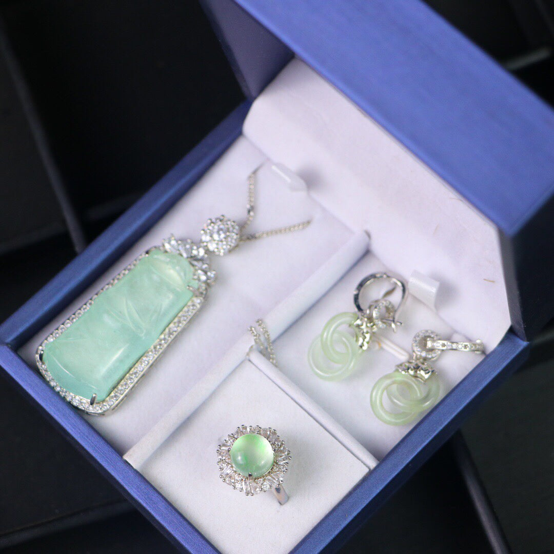 Chinese Antique High Ice [Three Piece Set]