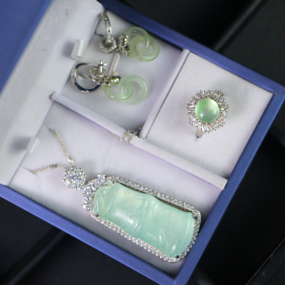 Chinese Antique High Ice [Three Piece Set]