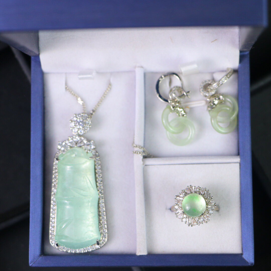 Chinese Antique High Ice [Three Piece Set]