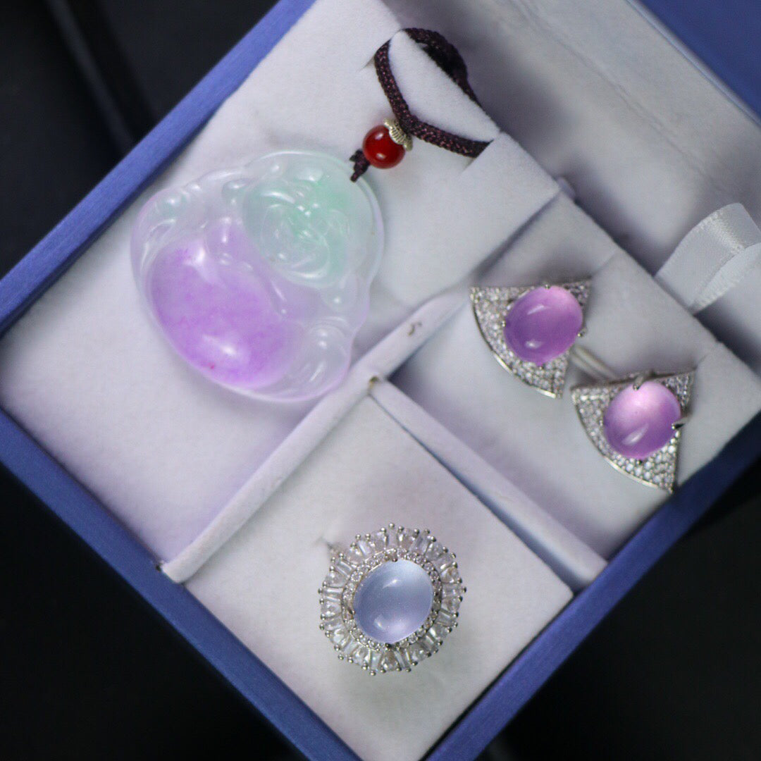 Chinese Antique High Ice [Three Piece Set]