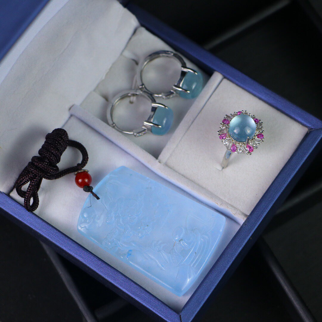 Chinese Antique High Ice [Three Piece Set]