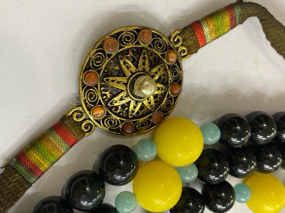 Chinese Antique Natural Colorful Stone Chaozhu