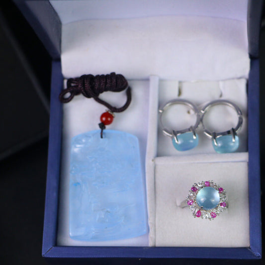 Chinese Antique High Ice [Three Piece Set]
