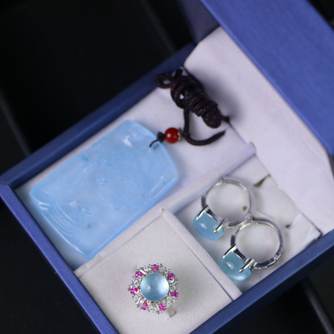 Chinese Antique High Ice [Three Piece Set]