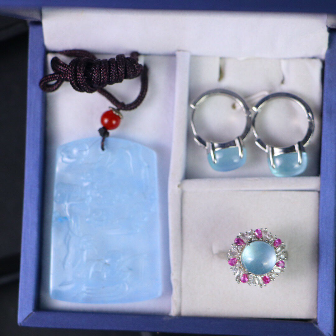 Chinese Antique High Ice [Three Piece Set]
