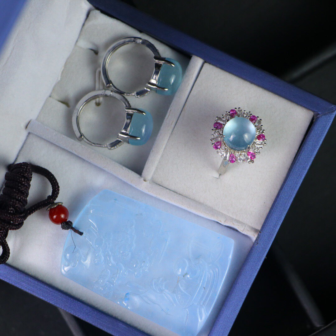 Chinese Antique High Ice [Three Piece Set]