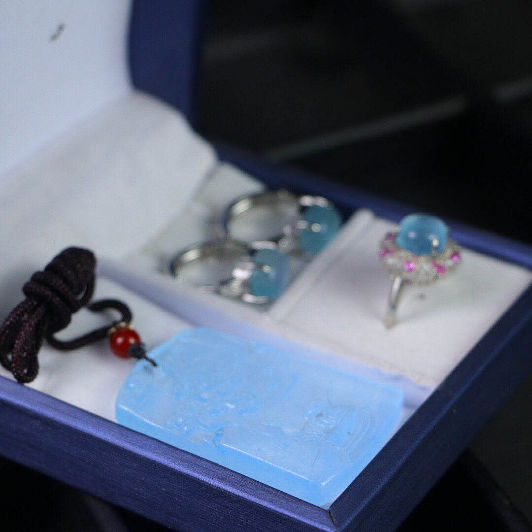 Chinese Antique High Ice [Three Piece Set]