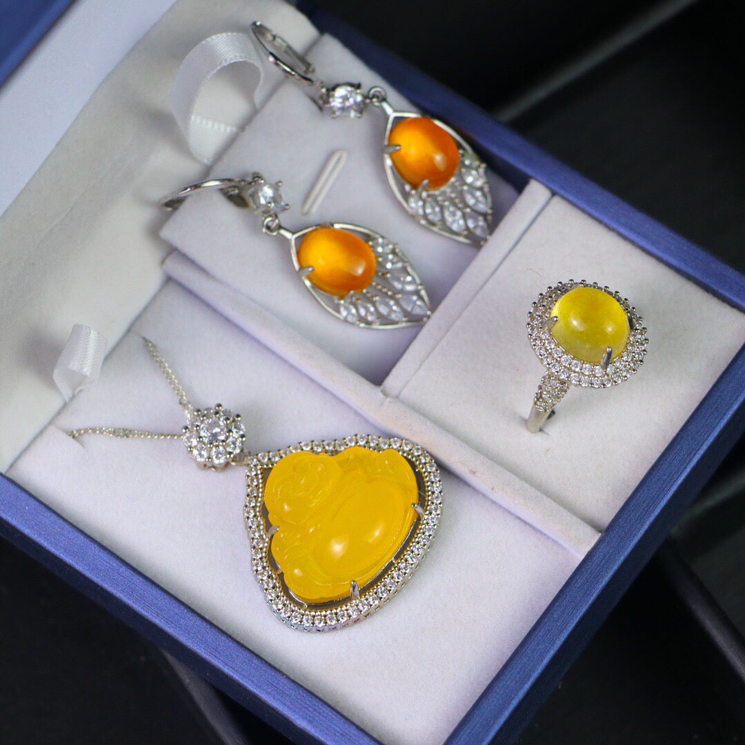 Chinese Antique High Ice [Three Piece Set]