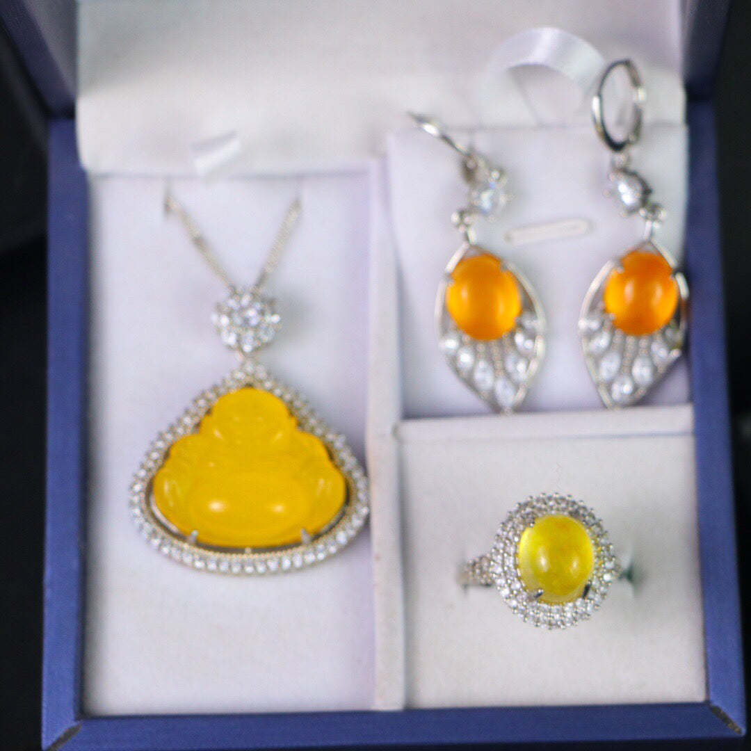 Chinese Antique High Ice [Three Piece Set]