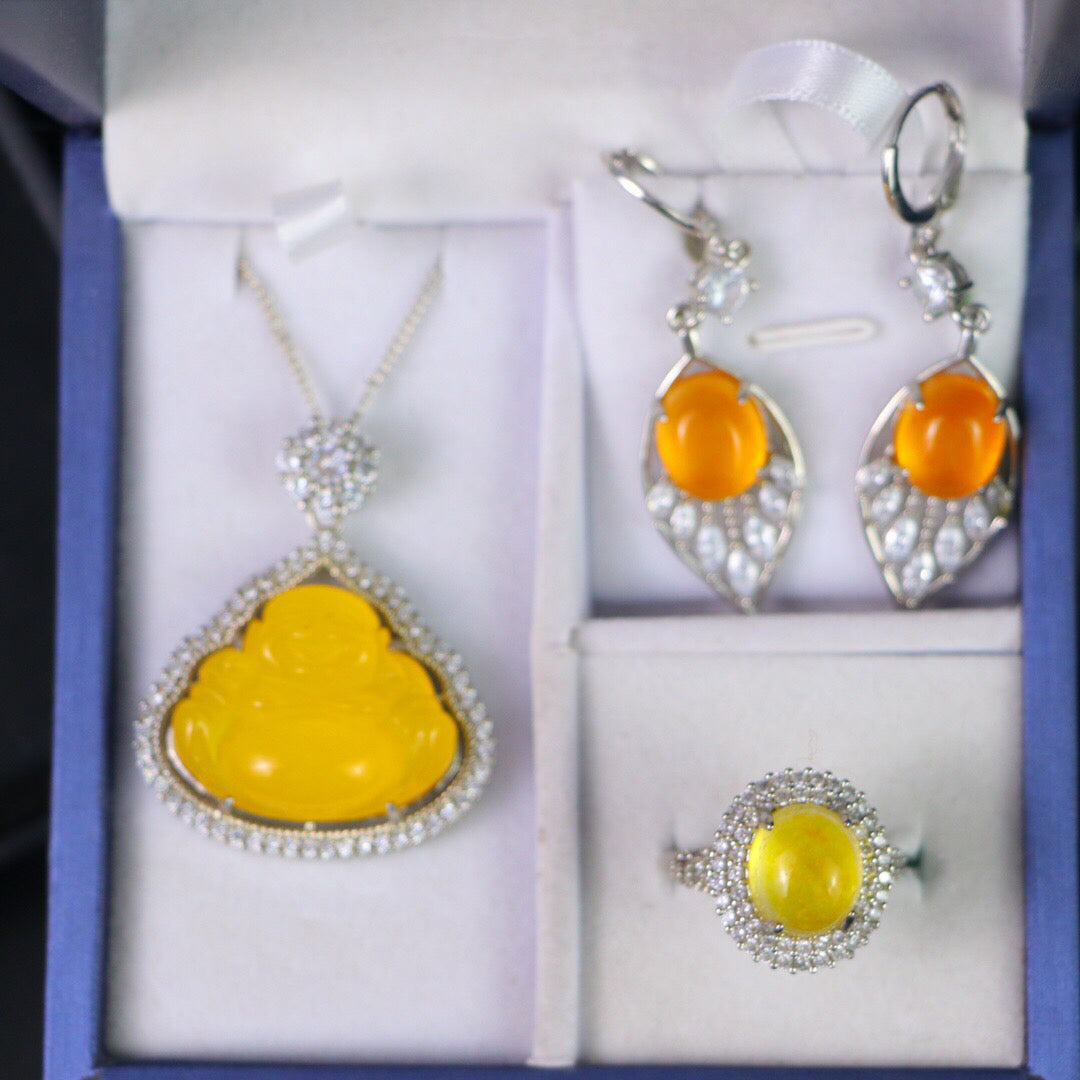 Chinese Antique High Ice [Three Piece Set]