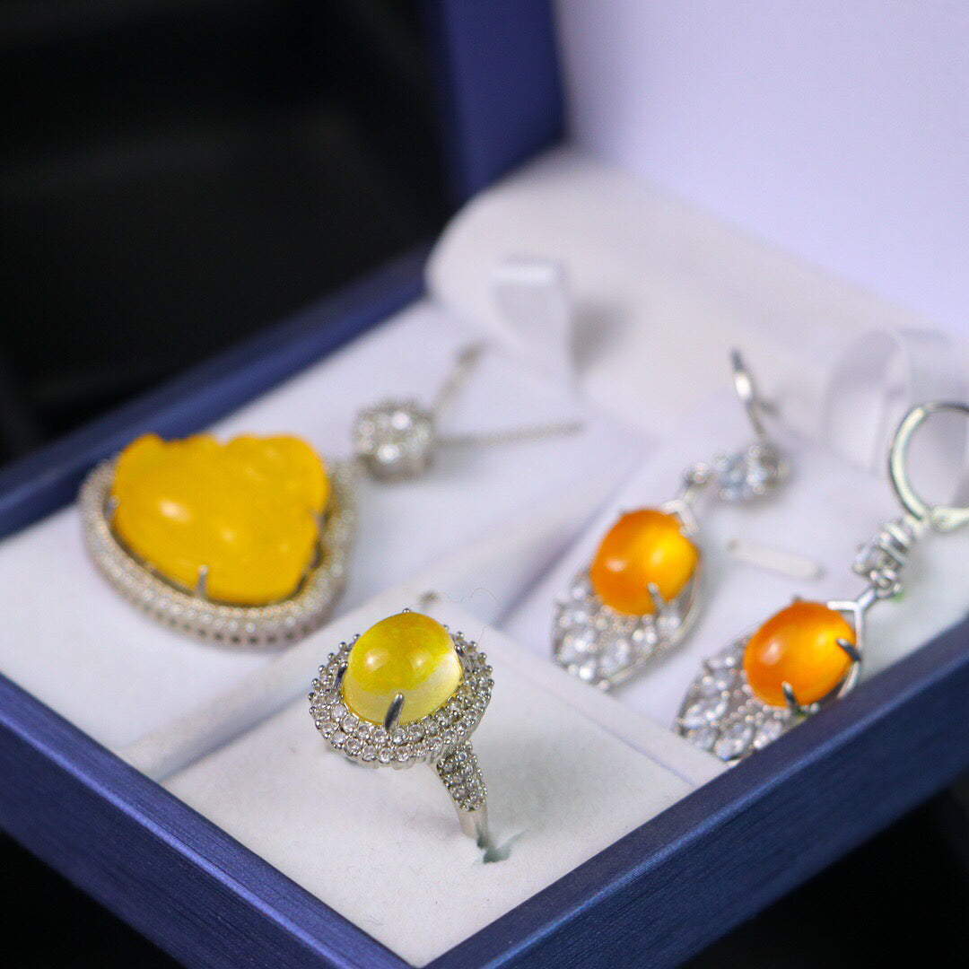 Chinese Antique High Ice [Three Piece Set]