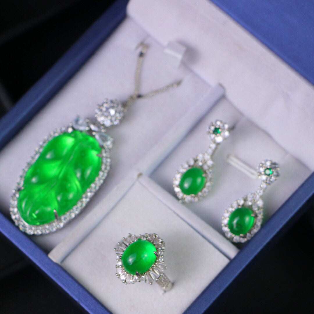 Chinese Antique High Ice [Three Piece Set]