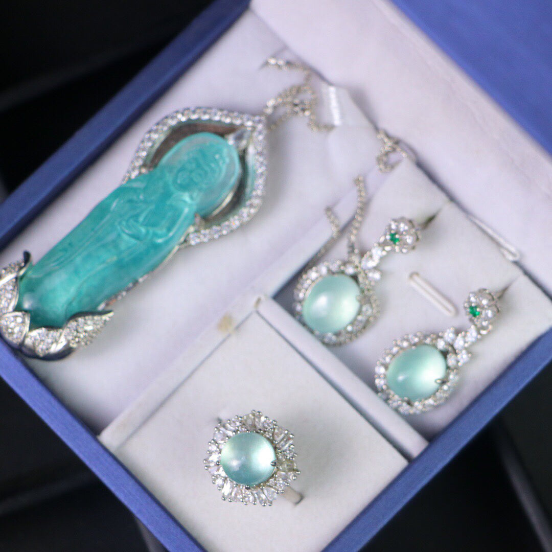 Chinese Antique High Ice [Three Piece Set]