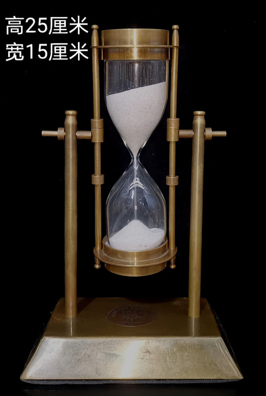 Hourglass with Compass
