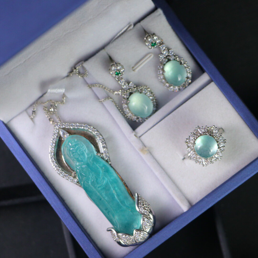 Chinese Antique High Ice [Three Piece Set]