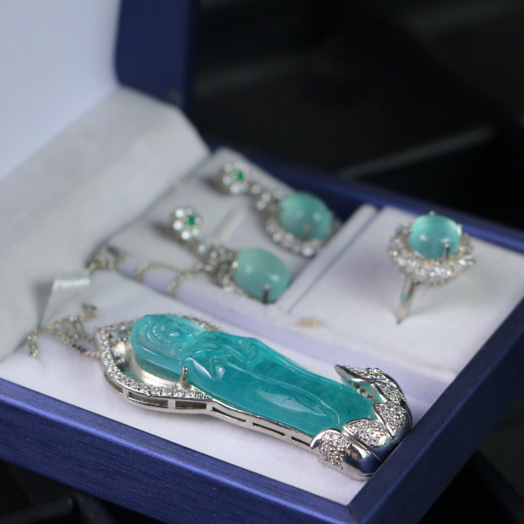 Chinese Antique High Ice [Three Piece Set]