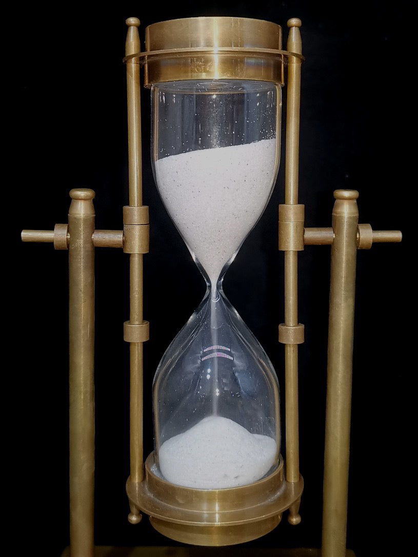 Hourglass with Compass
