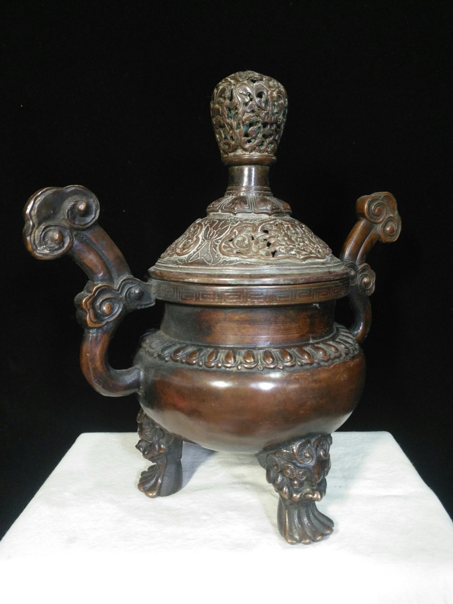 Chinese antique pure copper fumigation furnace