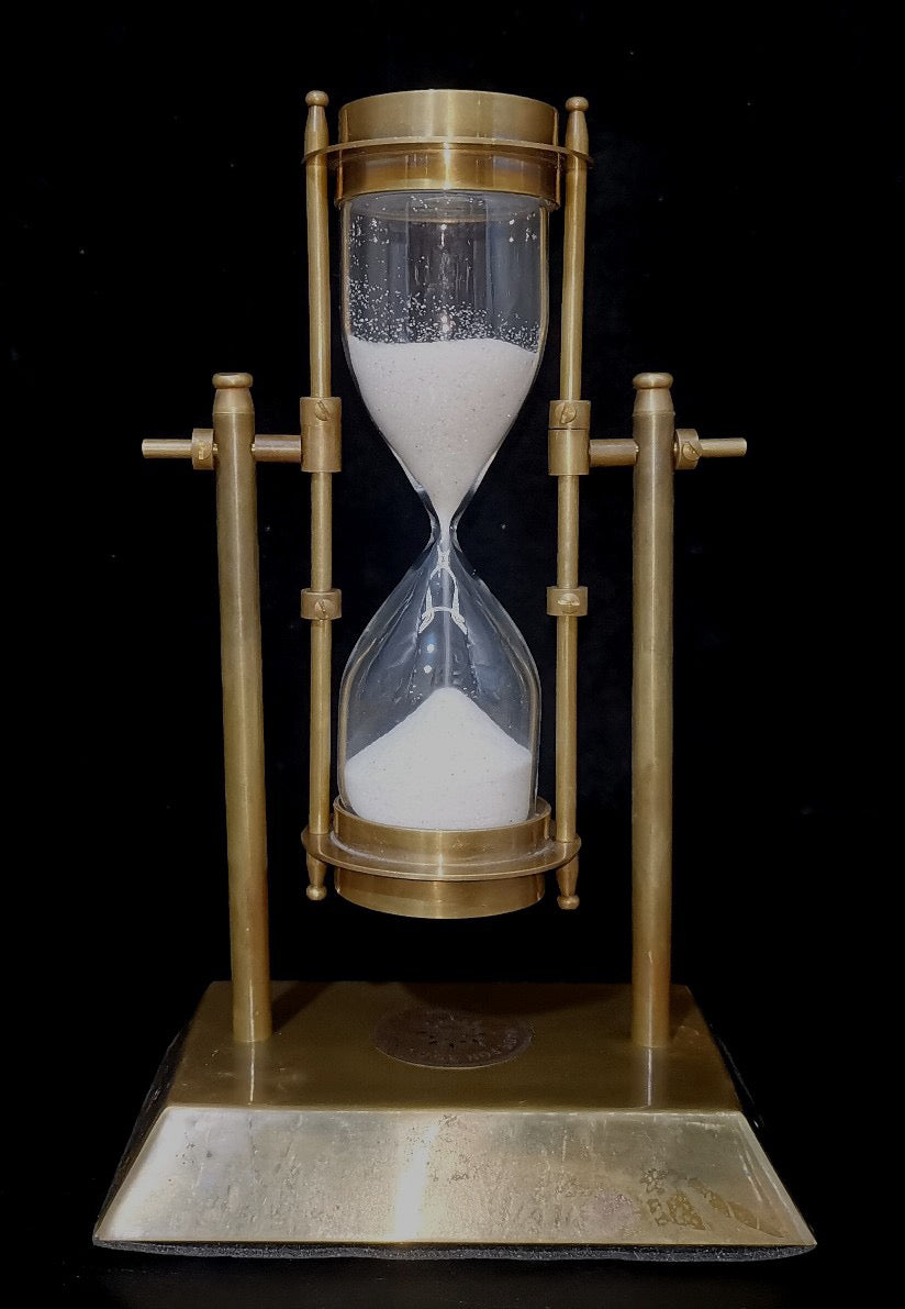 Hourglass with Compass
