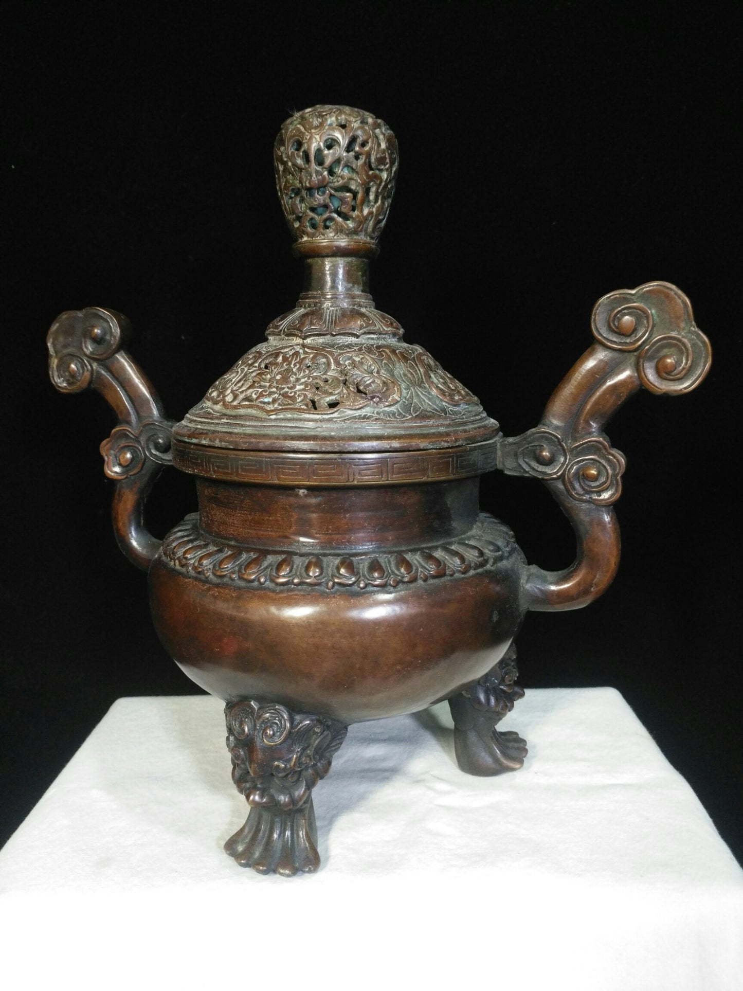 Chinese antique pure copper fumigation furnace
