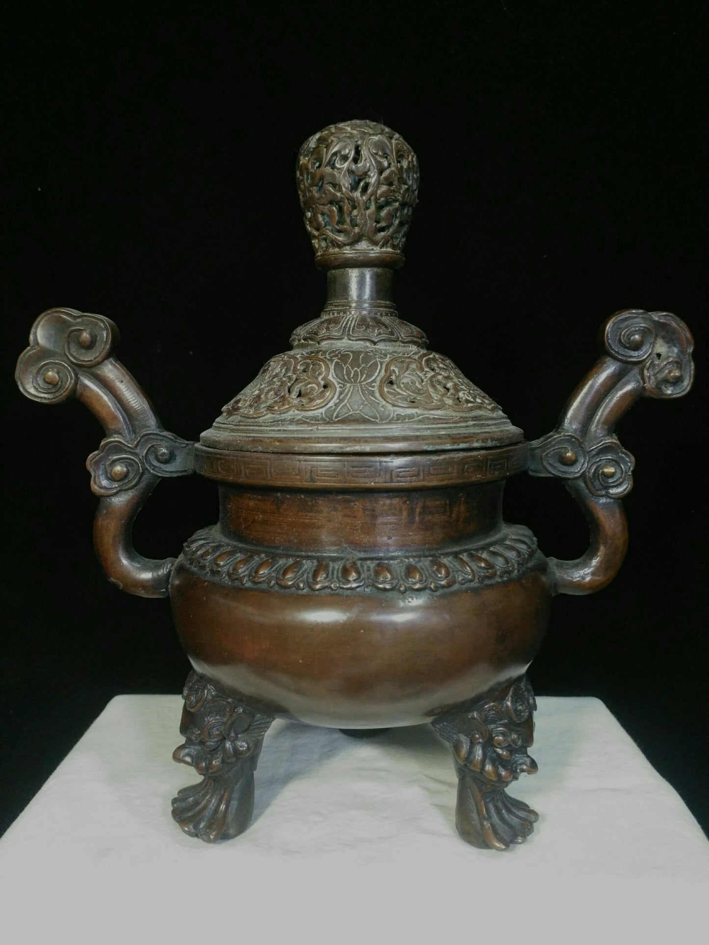 Chinese antique pure copper fumigation furnace