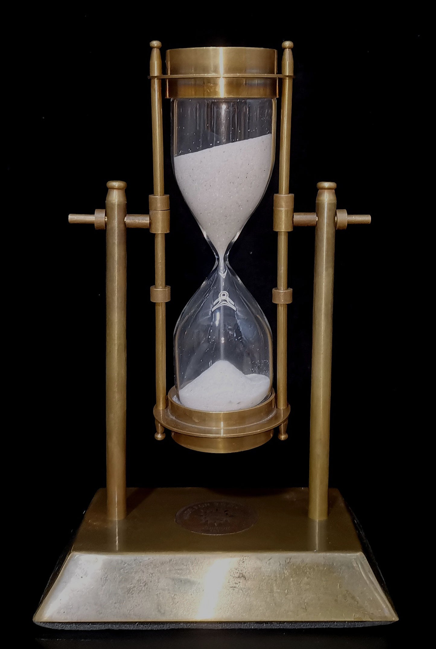 Hourglass with Compass