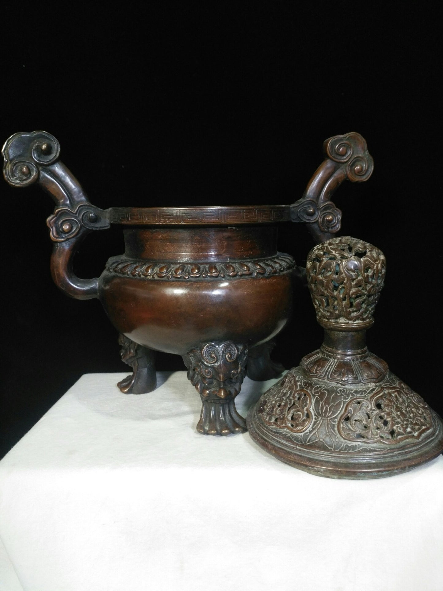 Chinese antique pure copper fumigation furnace